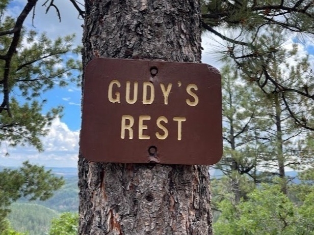 Gudys Rest Sign on The Colorado Trail